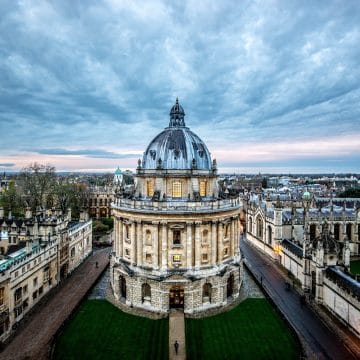 Radcliffe Camera Blue Cloud Construction Edit